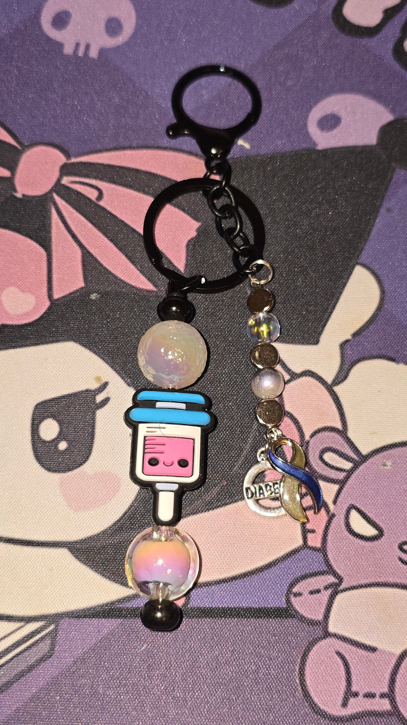 Syringe Me A Favor - Diabetes Keychains
