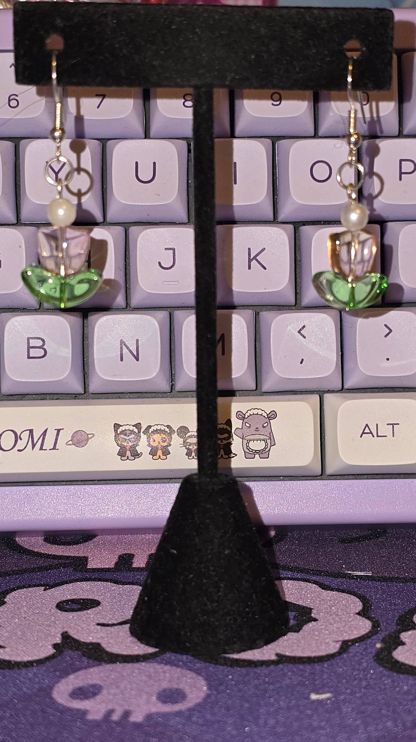 Sizzling Summer Stock - Full Bloom Tulip Earrings