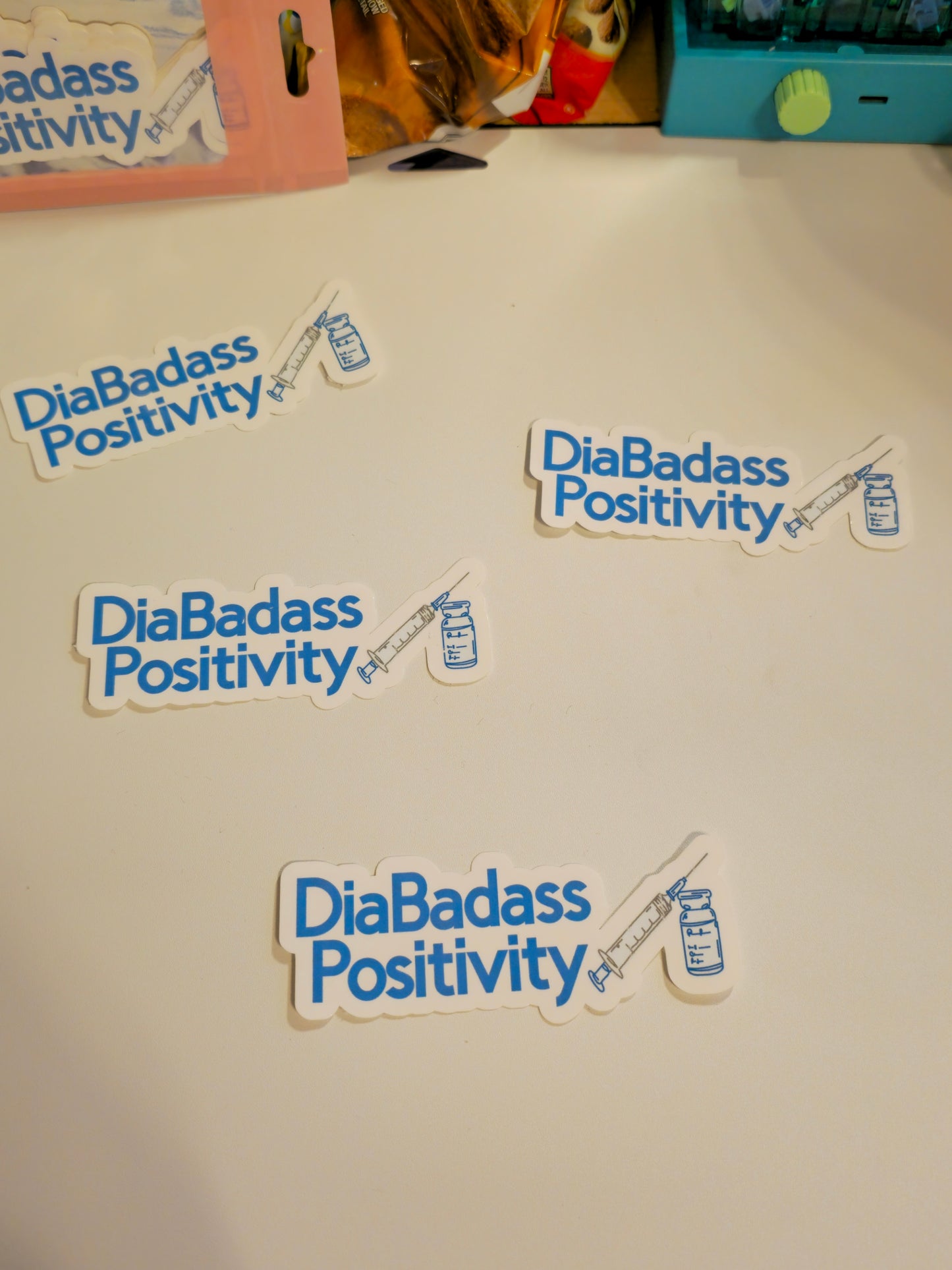 DiaBadass Positivity Stickers - Stickerville