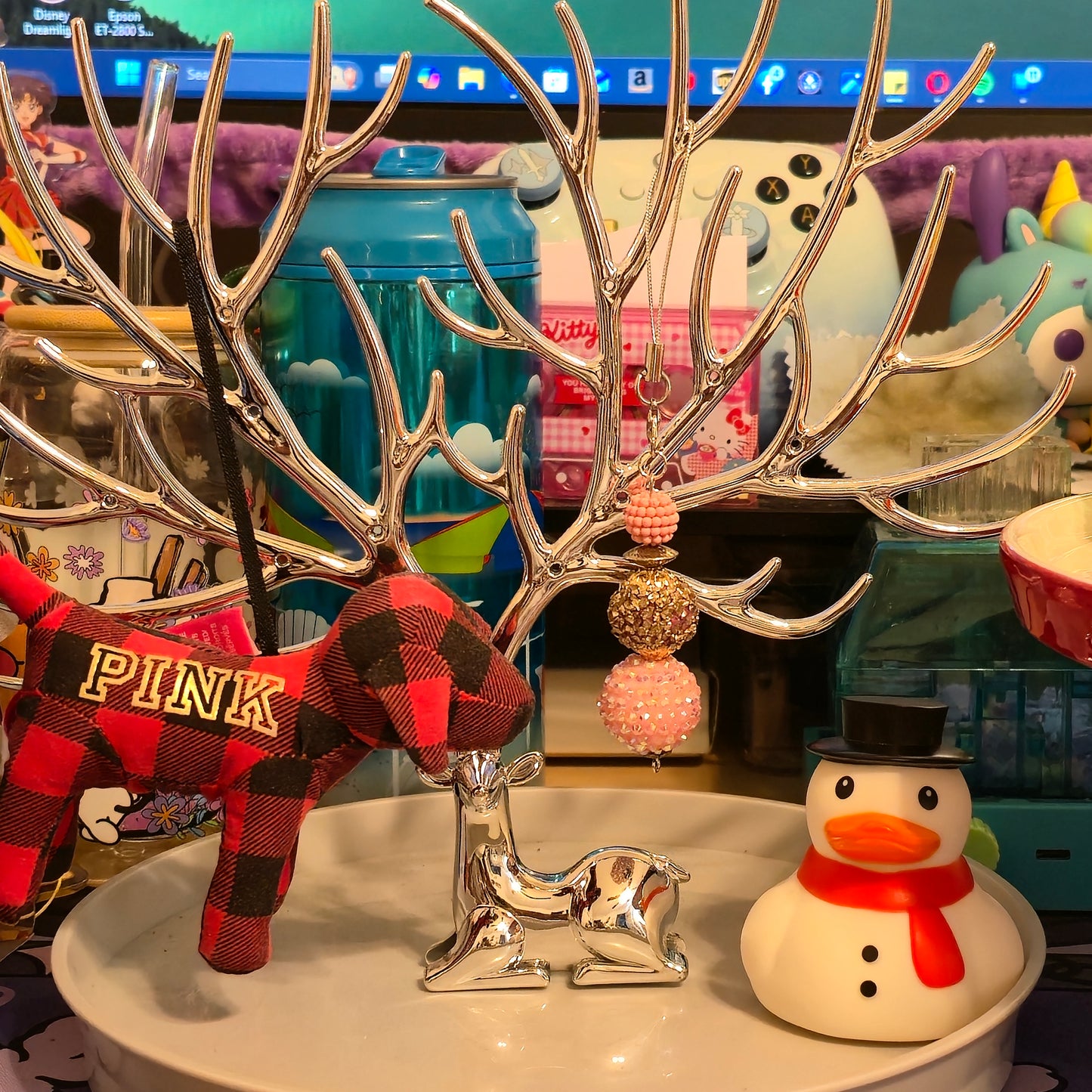 Pretty In Pink - Holiday Ornaments