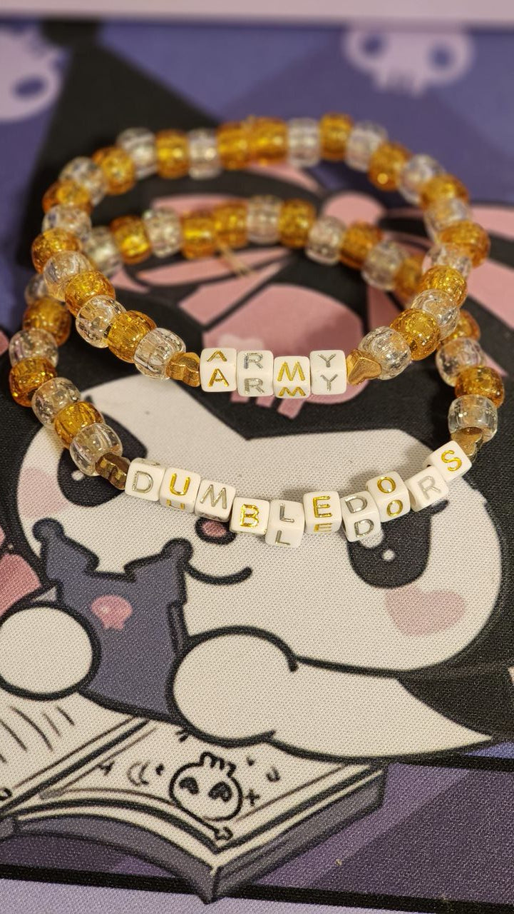 DumbleDor’s Army & Spell Set Stretchy Charm Bracelets