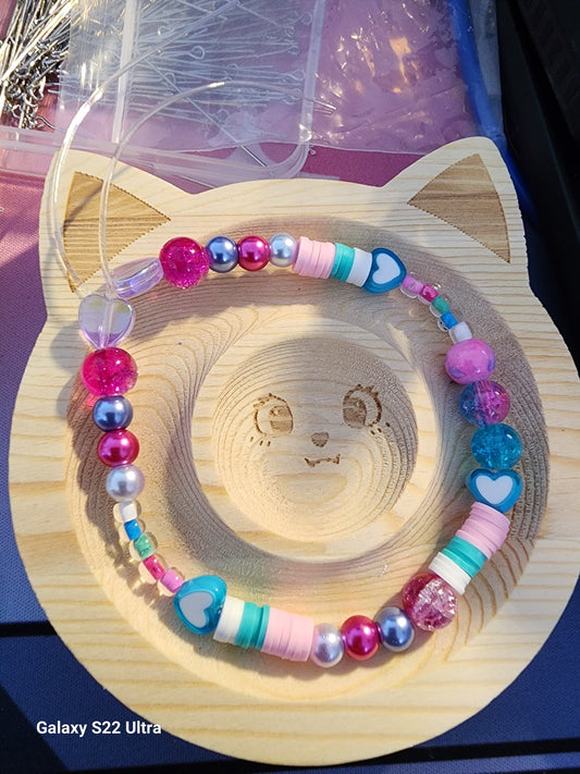 Pink & Blue  Dreamy Combination Bracelet