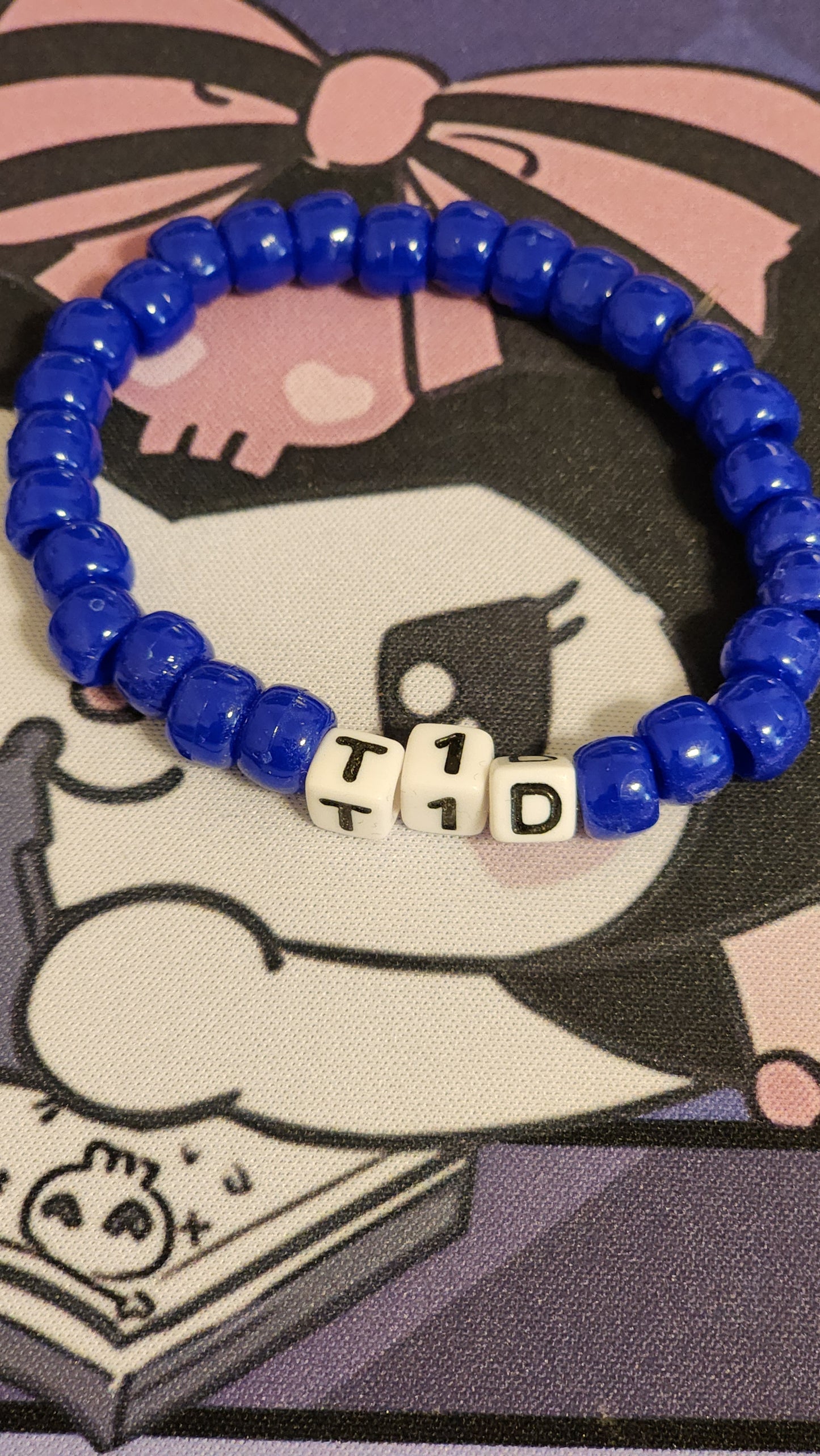 T1D Diabetes Stretchy Bracelet