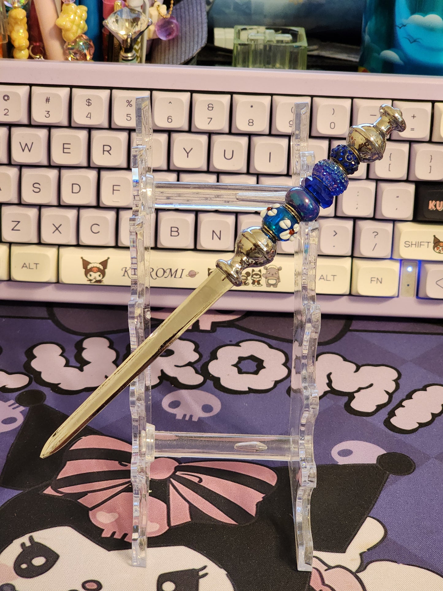 Beaded Wonderland-Beaded Letter Opener Blue Crush