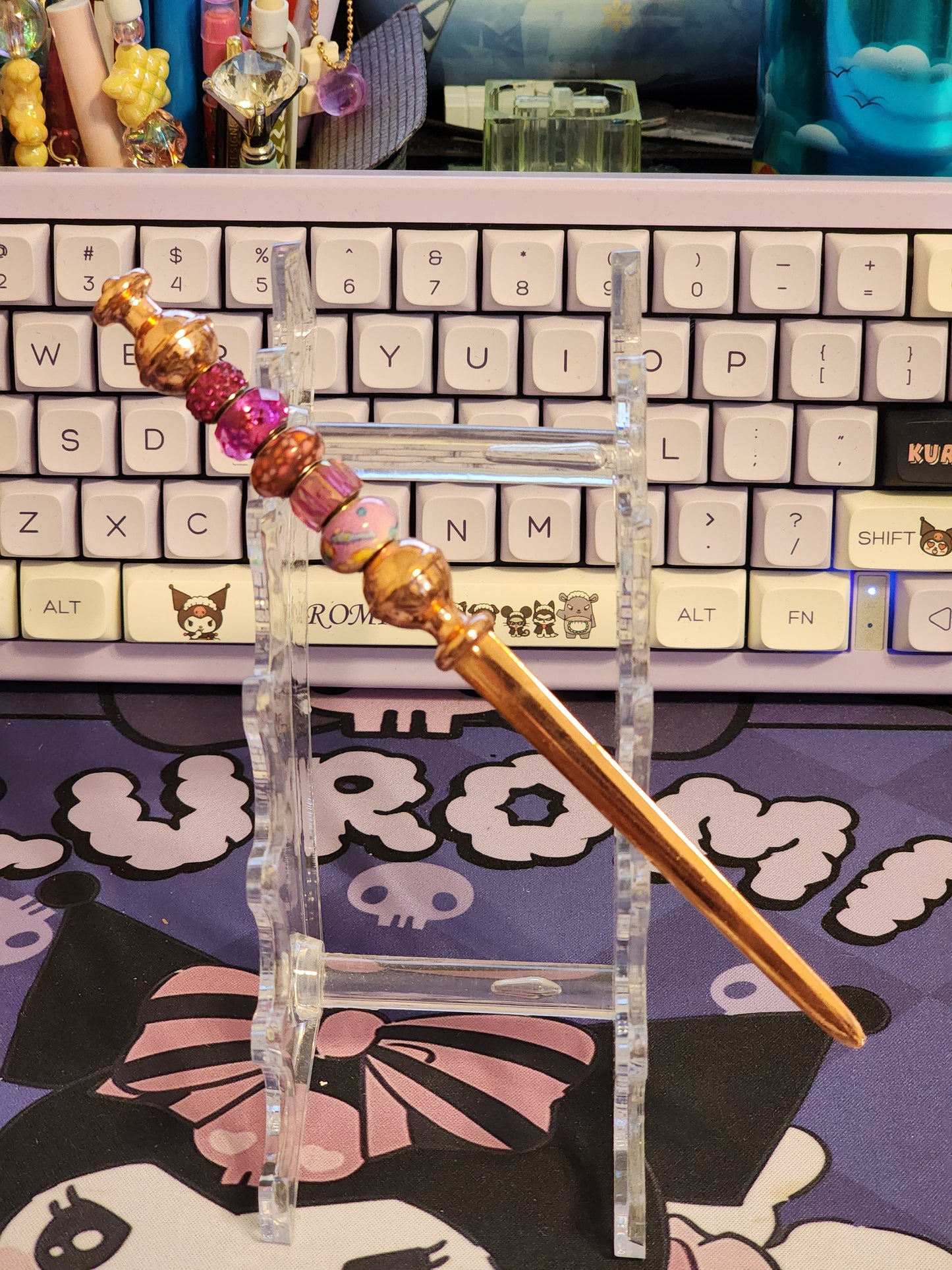 Beaded Wonderland-Beaded Letter Opener Pink Melody