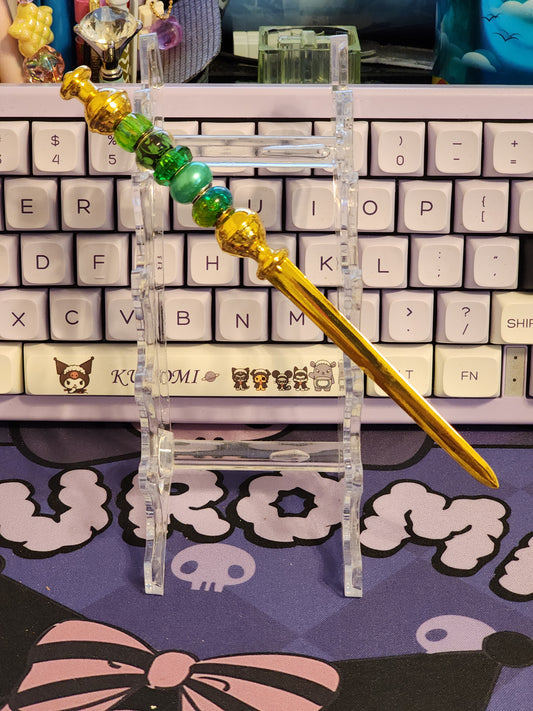 Beaded Wonderland-Beaded Letter Opener Emerald City