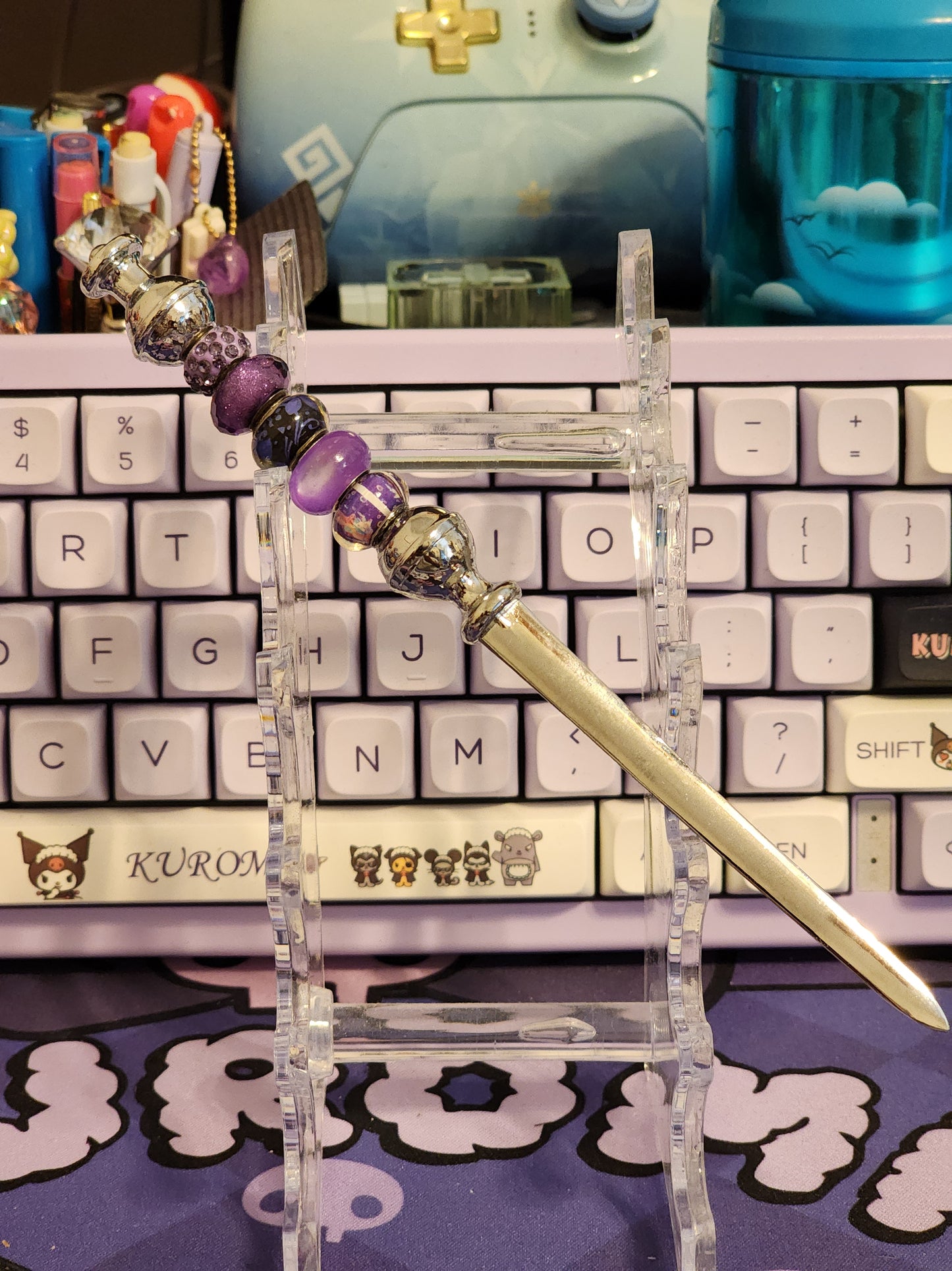 Beaded Wonderland-Beaded Letter Opener Purple People Eater