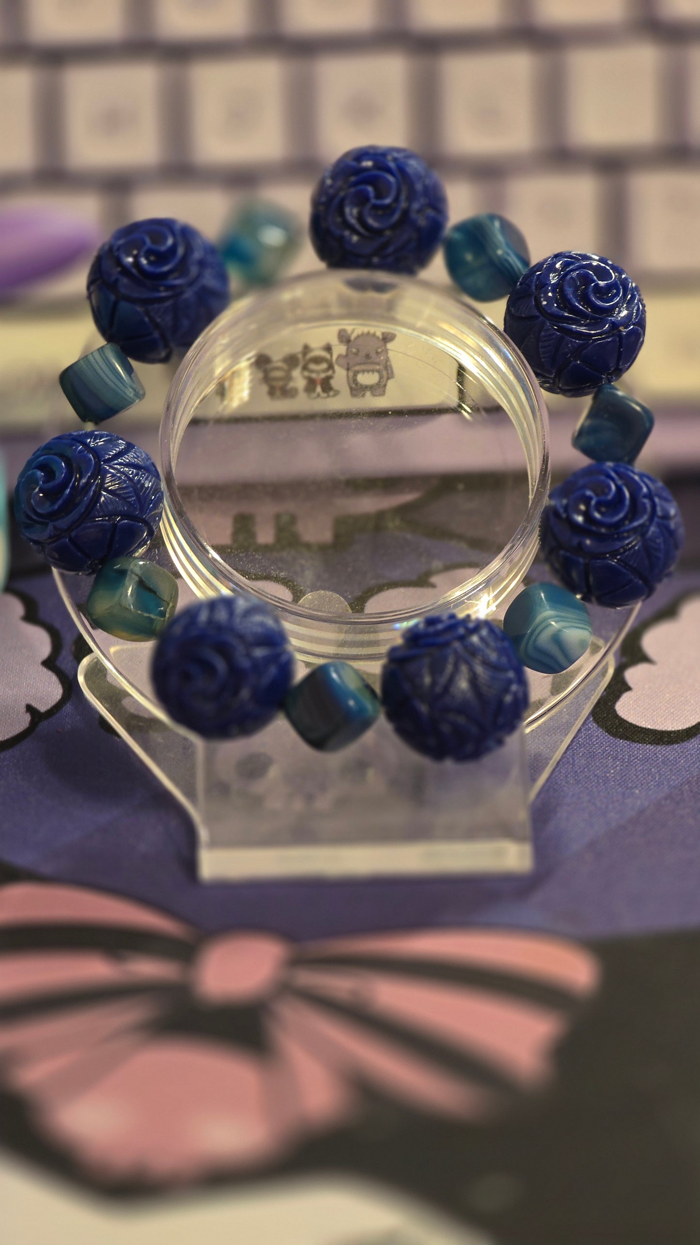 Blue Rose Venue Stretchy Bracelet