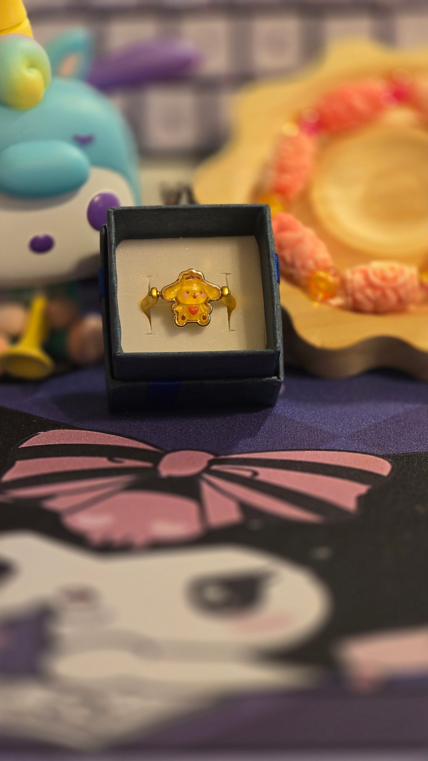 You're Pudding Poochie Adjustable Ring