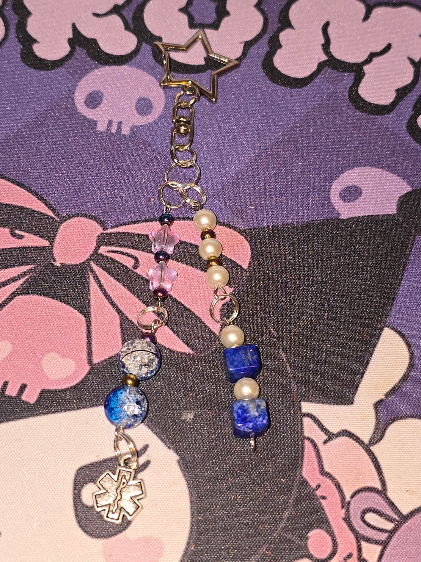 Stars of Awareness - Diabetes Keychain