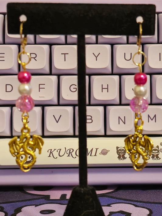 Violence Fury Earrings Gold - Hays Favs