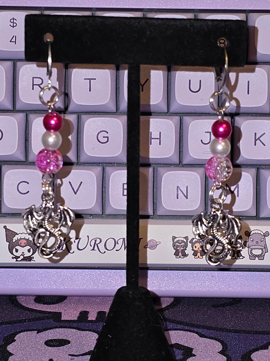 Violet's Fury Earrings Silver - Hays Favs