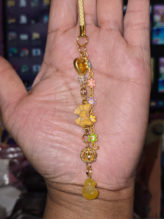 Duckies, Bows, Flowers, & Spring Phone Charms (Mustard)- Spring Fling