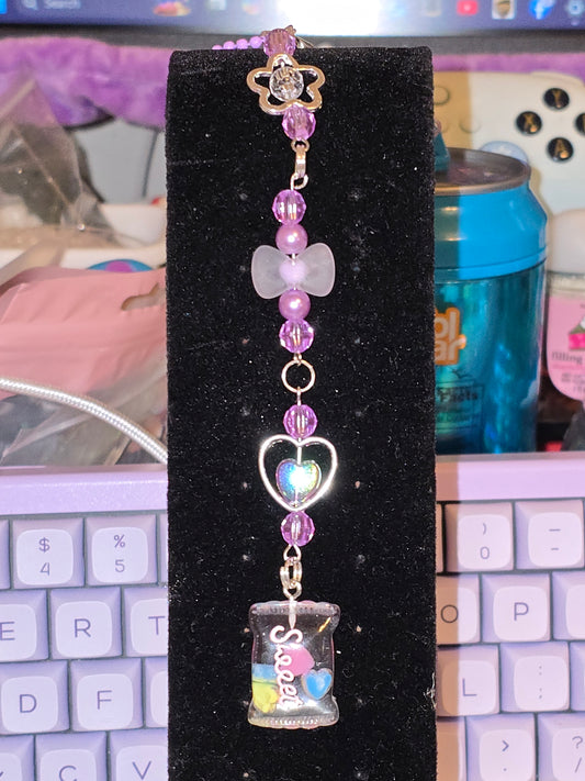 Sweet Treats Phone Charms (Purple)- Spring Fling