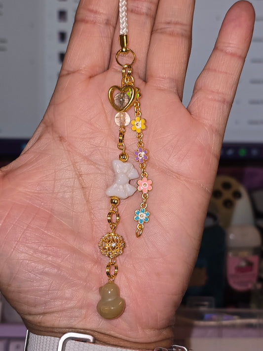 Duckies, Bows, Flowers, & Spring Phone Charms (Grey)- Spring Fling