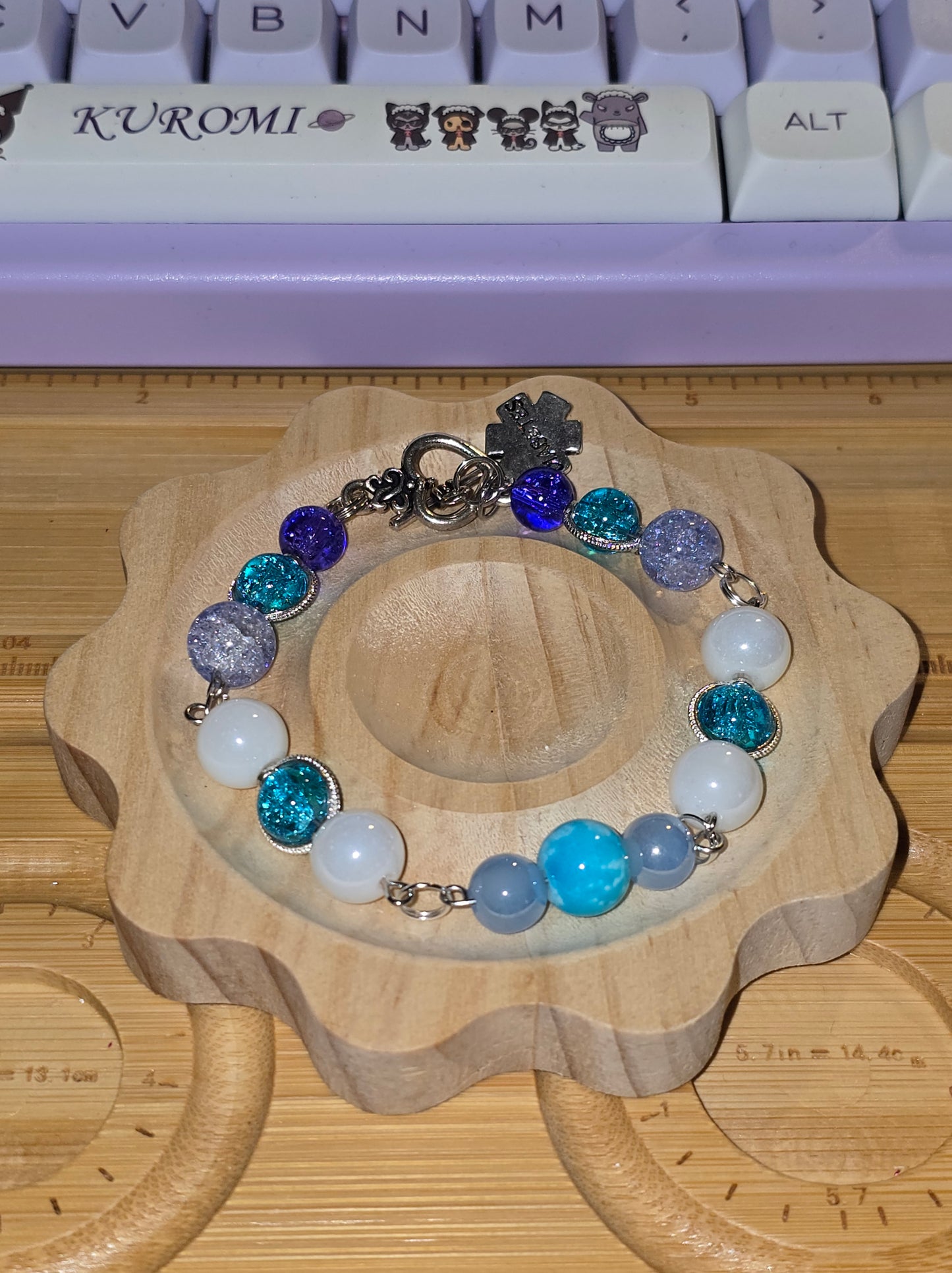 Ocean Blue Diabetes Bracelet
