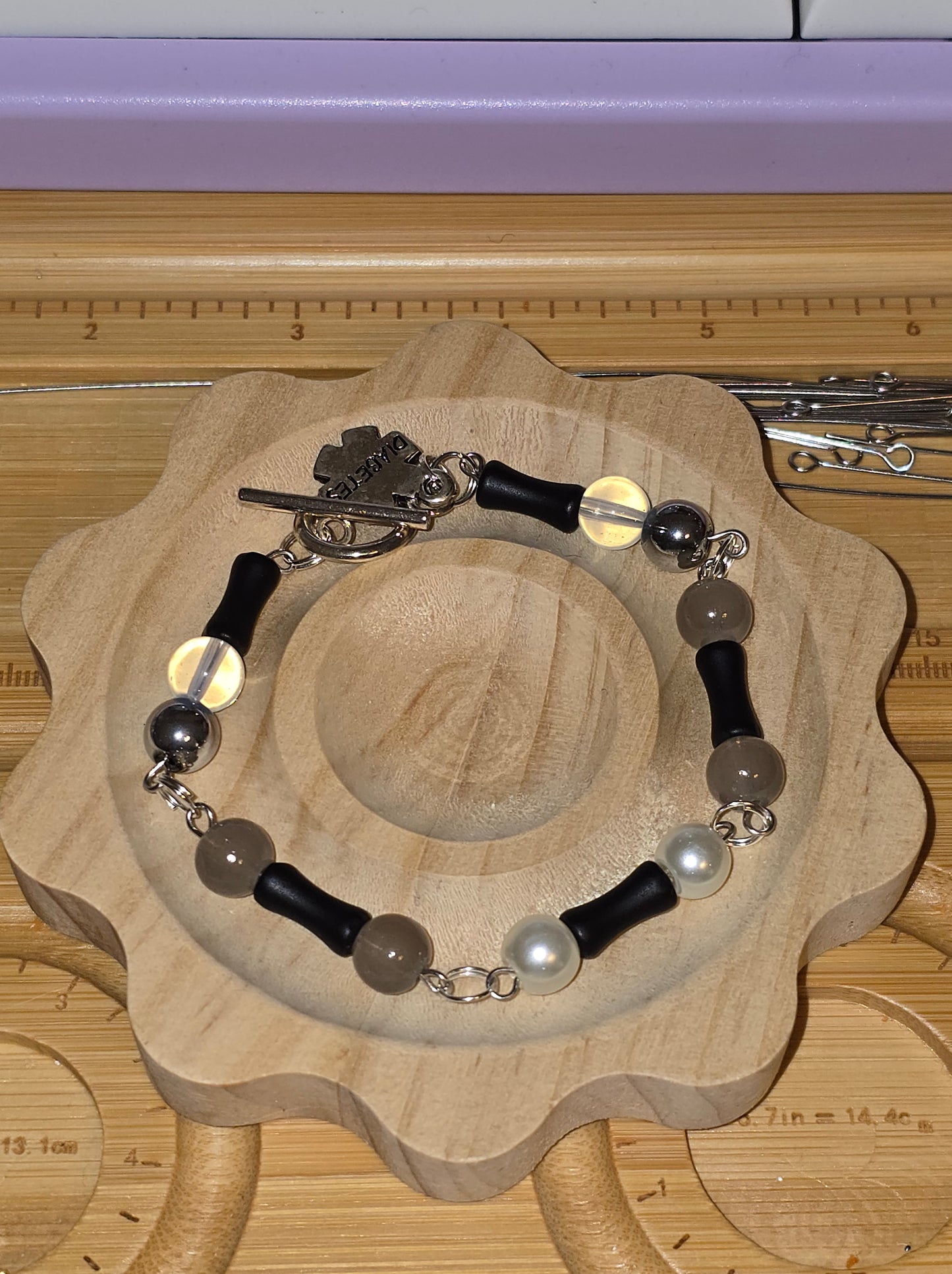 Black Tie Event Diabetes Bracelet