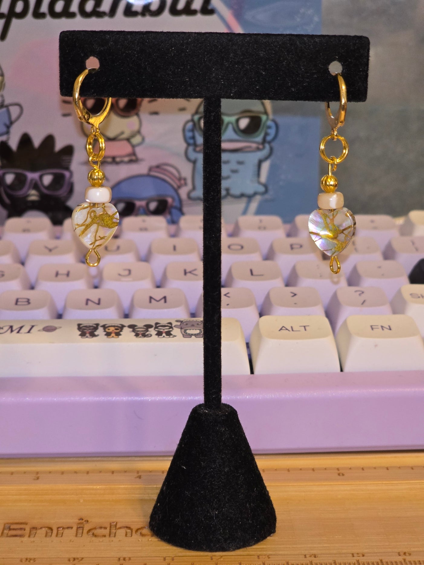 Sizzling Summer Stock - No More Lonely Hearts Earrings