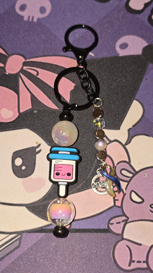 Syringe Me A Favor - Diabetes Keychains