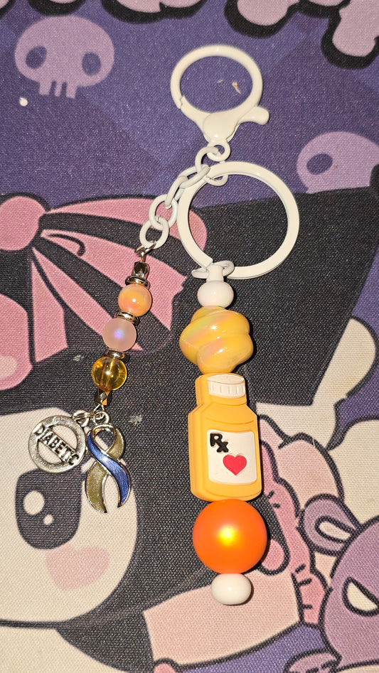 Orange You Glad We Met - Diabetes Keychain