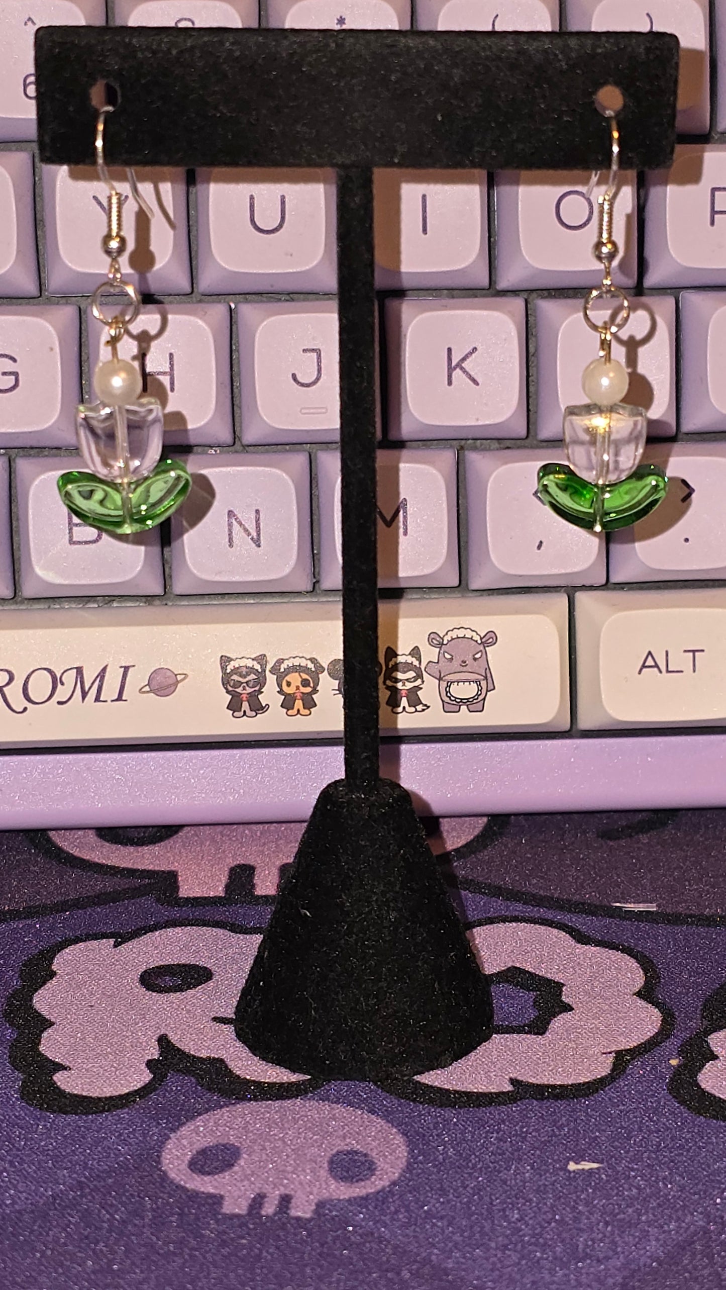 Sizzling Summer Stock - Clear Views Tulip Earrings