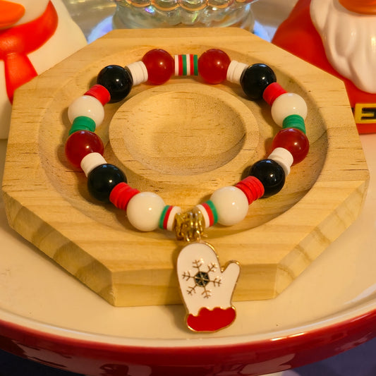Cozy Mittens Holiday Bracelet