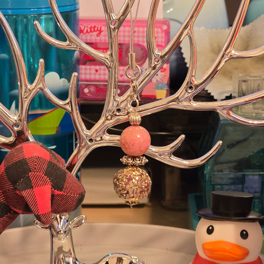 Dazzling Pink Lights - Holiday Ornaments