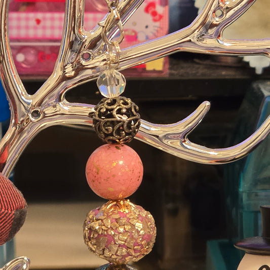 Pink Me In Metal - Holiday Ornaments