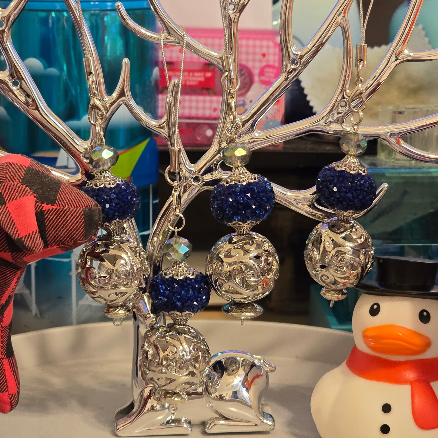 Dreamy Blue Lights Of Christmas - Holiday Ornaments