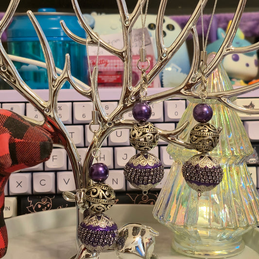 Purple Are The Tales - Holiday Ornaments