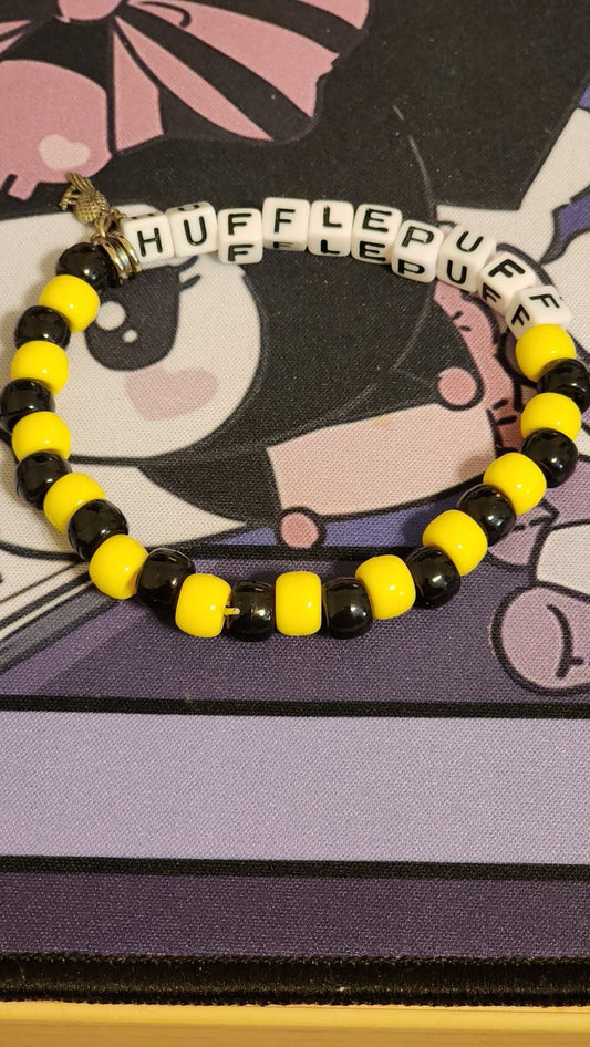 HufflePuff Stretchy Charm Bracelet