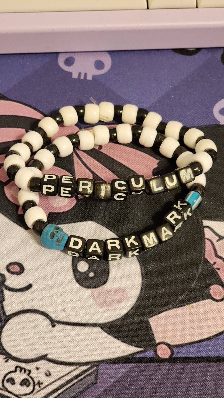 Dark Mark Stretchy Charm Bracelet Set