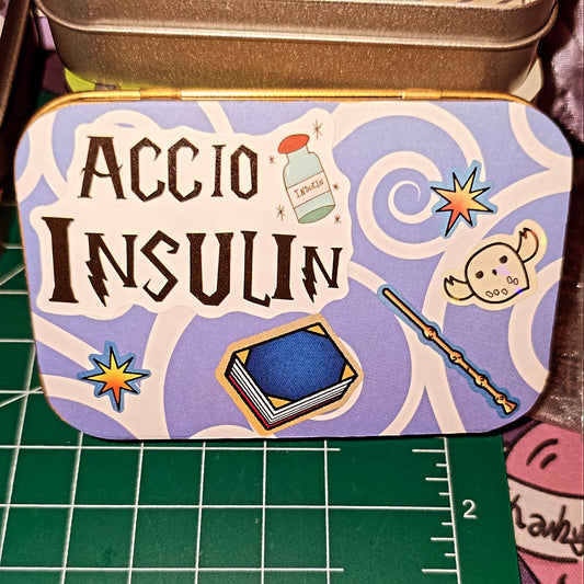Accio Insulin Magical Diabetes - Tin Wallet