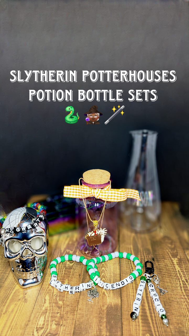 PotterHouses Potion Bottles Sets - Slytherin